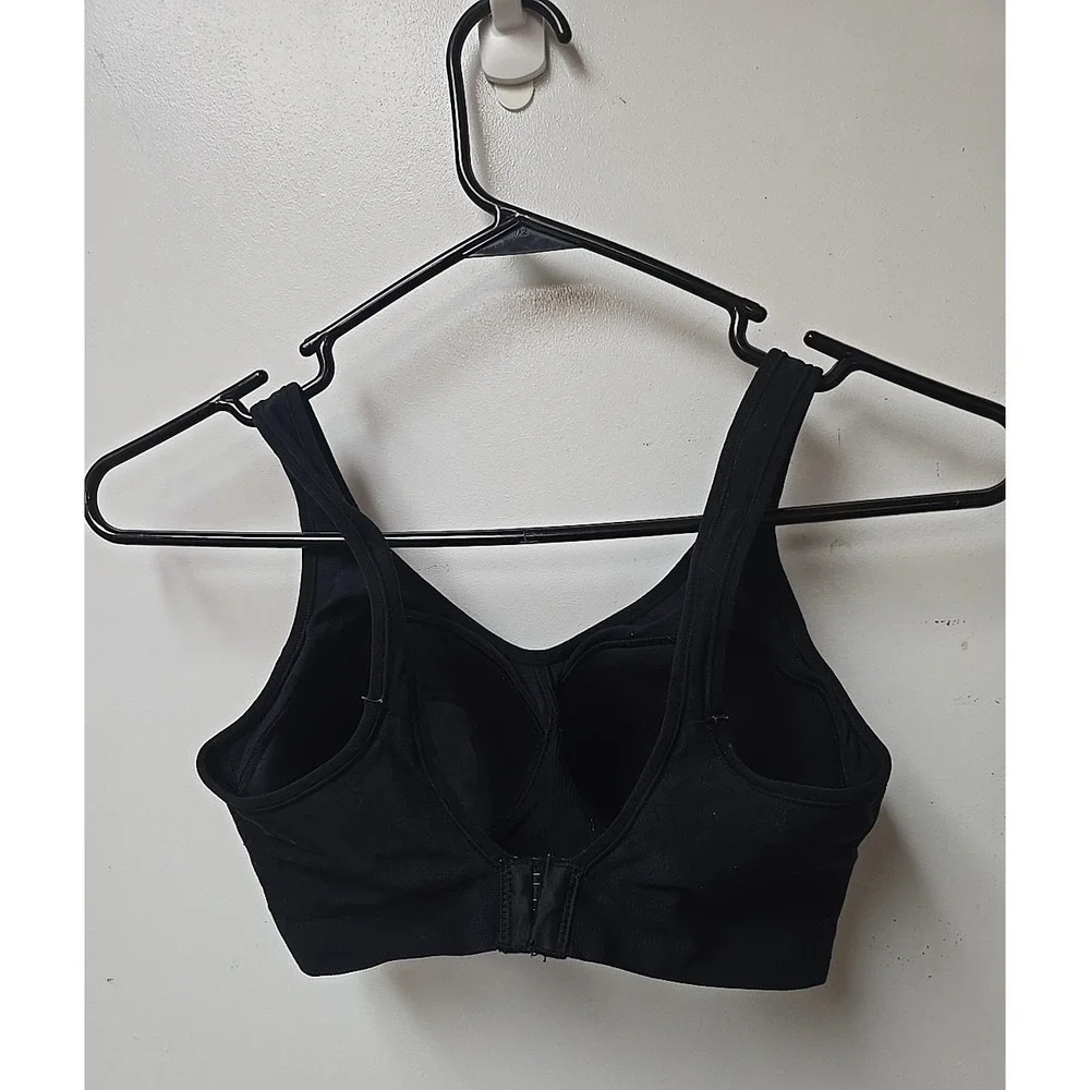 Truekind Daily Comfort Black Full‎ Coverage Wire Free Shaper Bra Size Medium